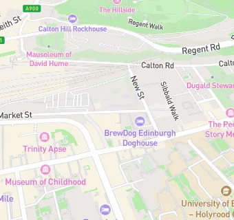 map for Hub by Premier Inn Edinburgh Royal Mile