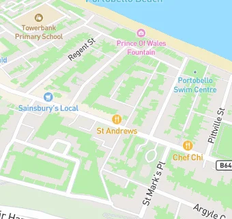 map for St Andrews Restaurant and Takeaway