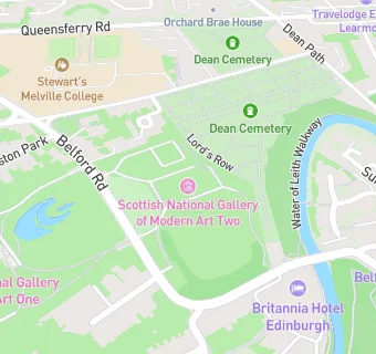 map for Scottish National Gallery Of Modern Art Two