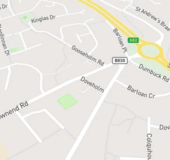 map for Townend Bowling Club