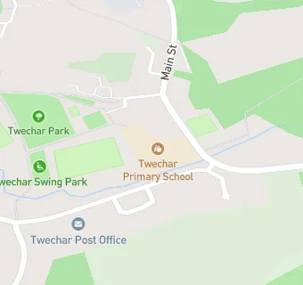 map for Twechar Primary School