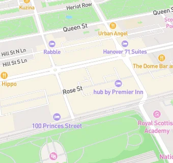 map for Hub by Premier Inn Rose Street