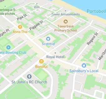 map for Greggs of Edinburgh