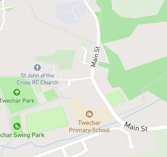 map for Twechar Primary School