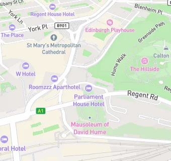 map for Parliament House Hotel