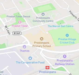 map for Preston Tower Primary School