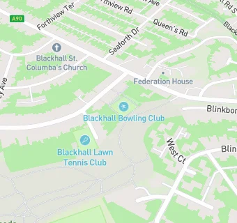 map for BLACKHALL BOWLING CLUB