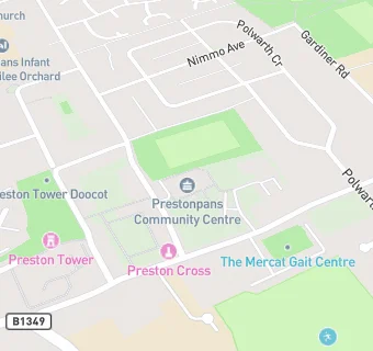 map for Prestonpans Health Centre