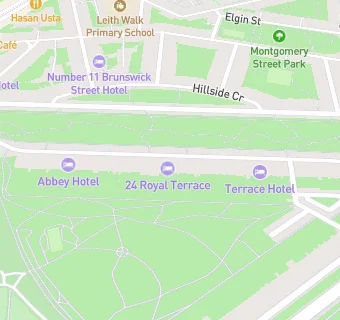 map for 24 Royal Terrace