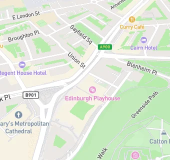 map for EDINBURGH PLAYHOUSE THEATRE