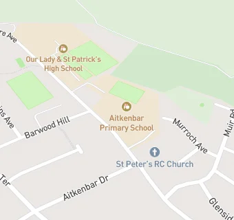 map for St Peter's Primary School