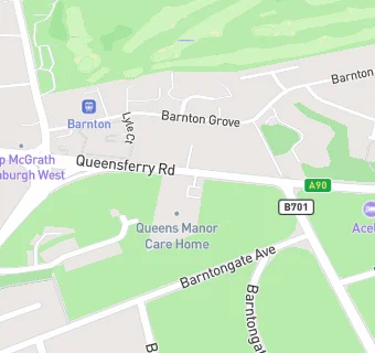 map for Queens Manor