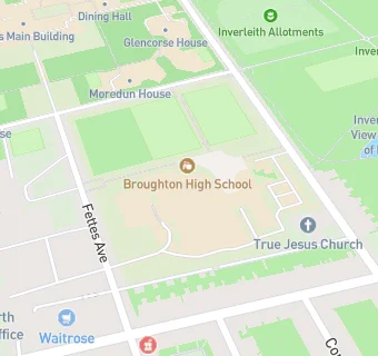 map for Broughton High School