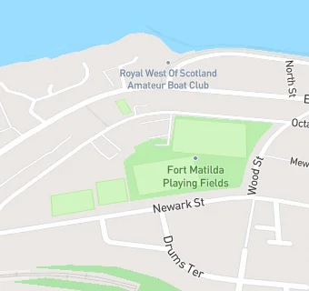 map for Greenock Wanderers Rugby Football Club