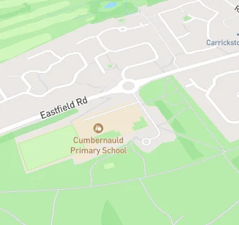 map for Cumbernauld and St Andrews Primary School