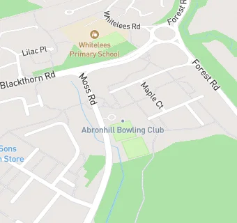 map for Abronhill Bowling Club