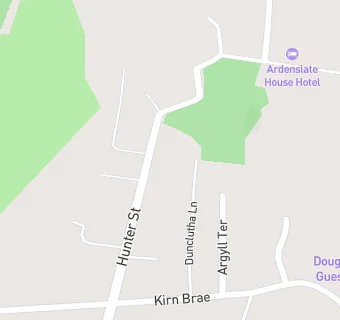 map for Dunoon School Hostel