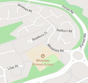 map for Whitelees Primary School