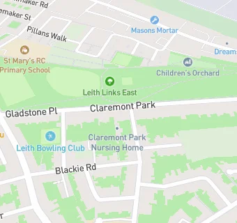 map for Claremont Park Nursing Home