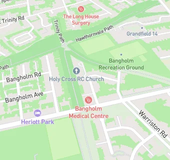 map for Bangholm Medical Centre