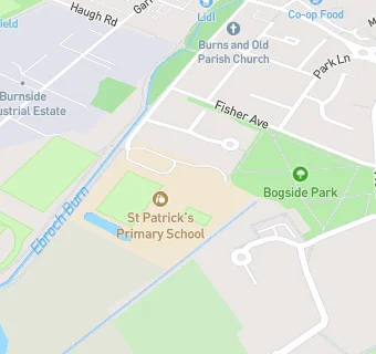 map for St Patrick's Primary School (Kilsyth)