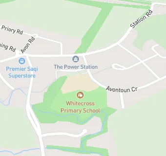 map for Whitecross Primary School