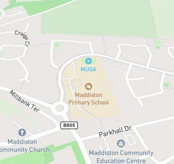 map for Maddiston Primary School