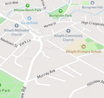 map for Kilsyth Primary School