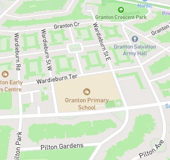 map for Granton Primary School