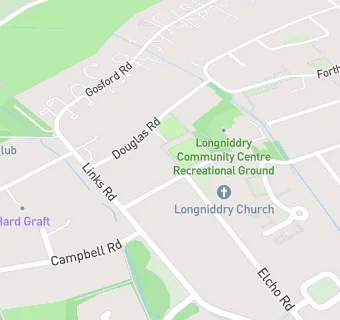 map for Longniddry Bowling Club