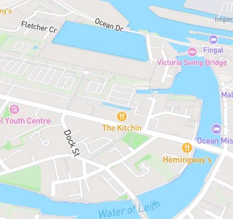 map for Clockwise Comm Quay Edinburgh