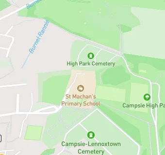 map for St Machan's Primary School