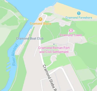 map for CRAMOND KIRK HALL