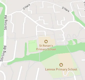 map for St Ronan's Primary School