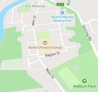 map for Bonhill Primary School