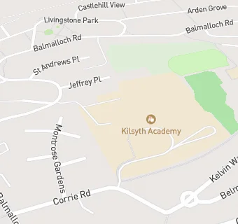 map for Kilsyth Academy