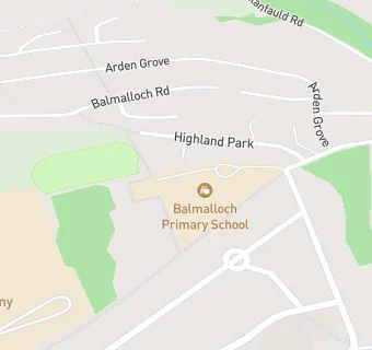 map for Balmalloch Primary School