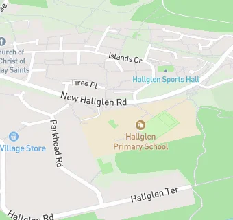 map for Hallglen Primary School