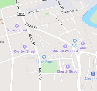 map for Gordons Chemist (Alexandria)