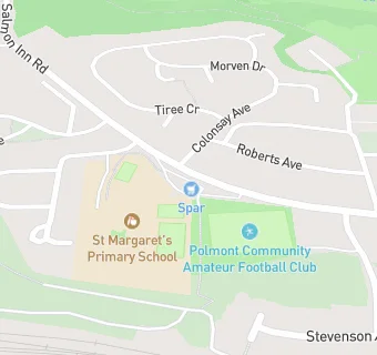 map for St Margarets Primary School