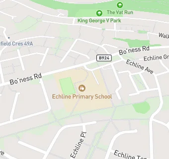 map for Echline Primary School