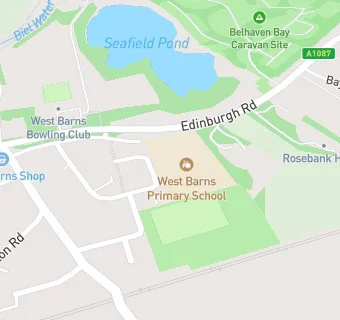 map for West Barns Primary School