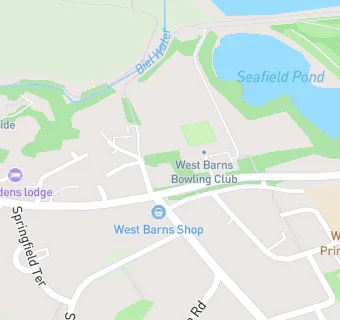 map for West Barns Bowling Club