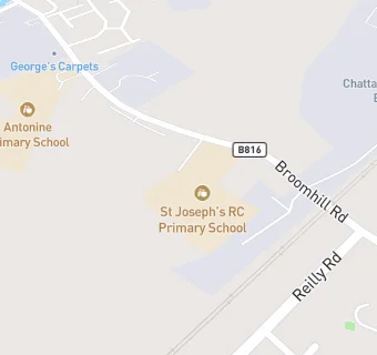 map for St Joseph's RC Primary School