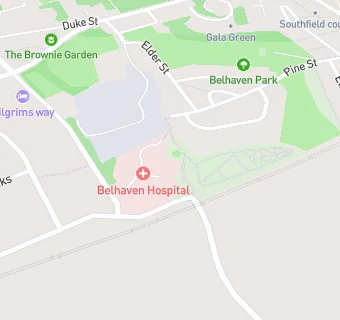 map for Belhaven Hospital