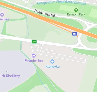 map for Falkirk Travelodge