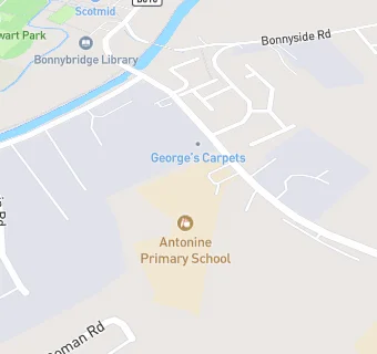 map for Antonine Primary School