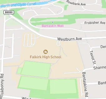 map for Falkirk High School