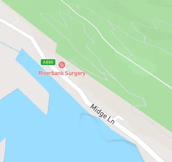 map for Riverbank Surgery