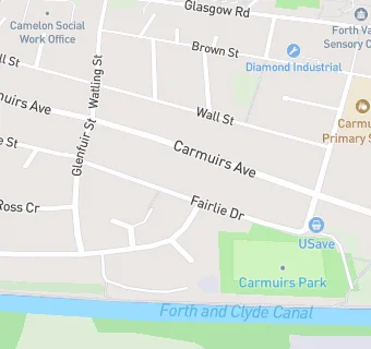 map for Camelon Store